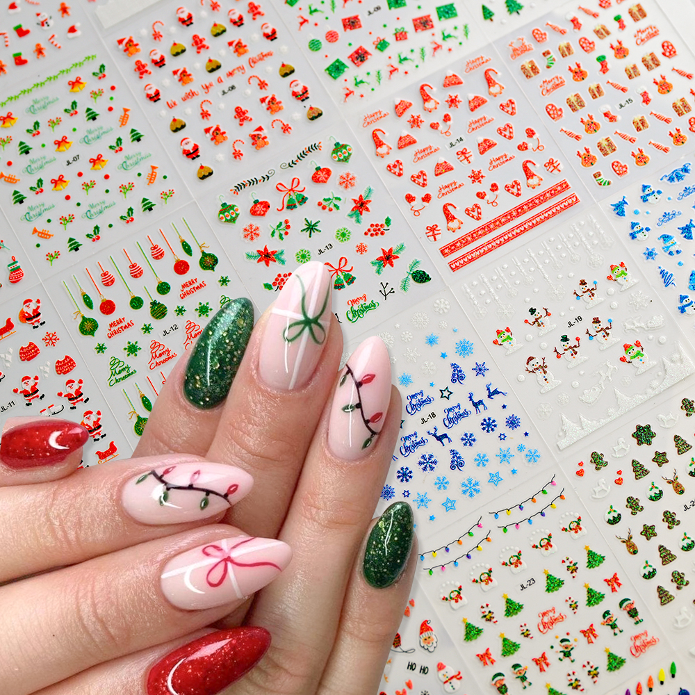 30pcs Cute Cartoon Snowman Chr - Nail Art Xmas incelemesi ve fiyatı