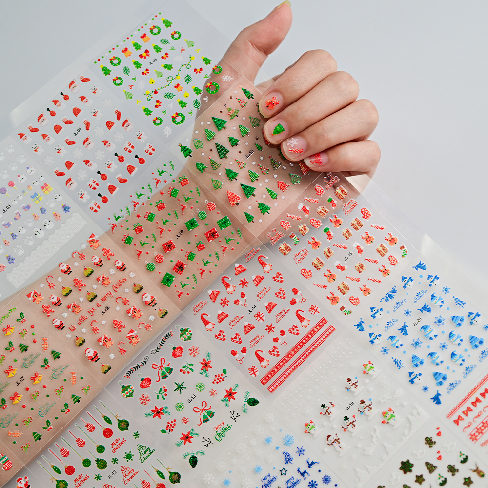 30pcs Cute Cartoon Snowman Chr - Nail Art Xmas incelemesi ve fiyatı
