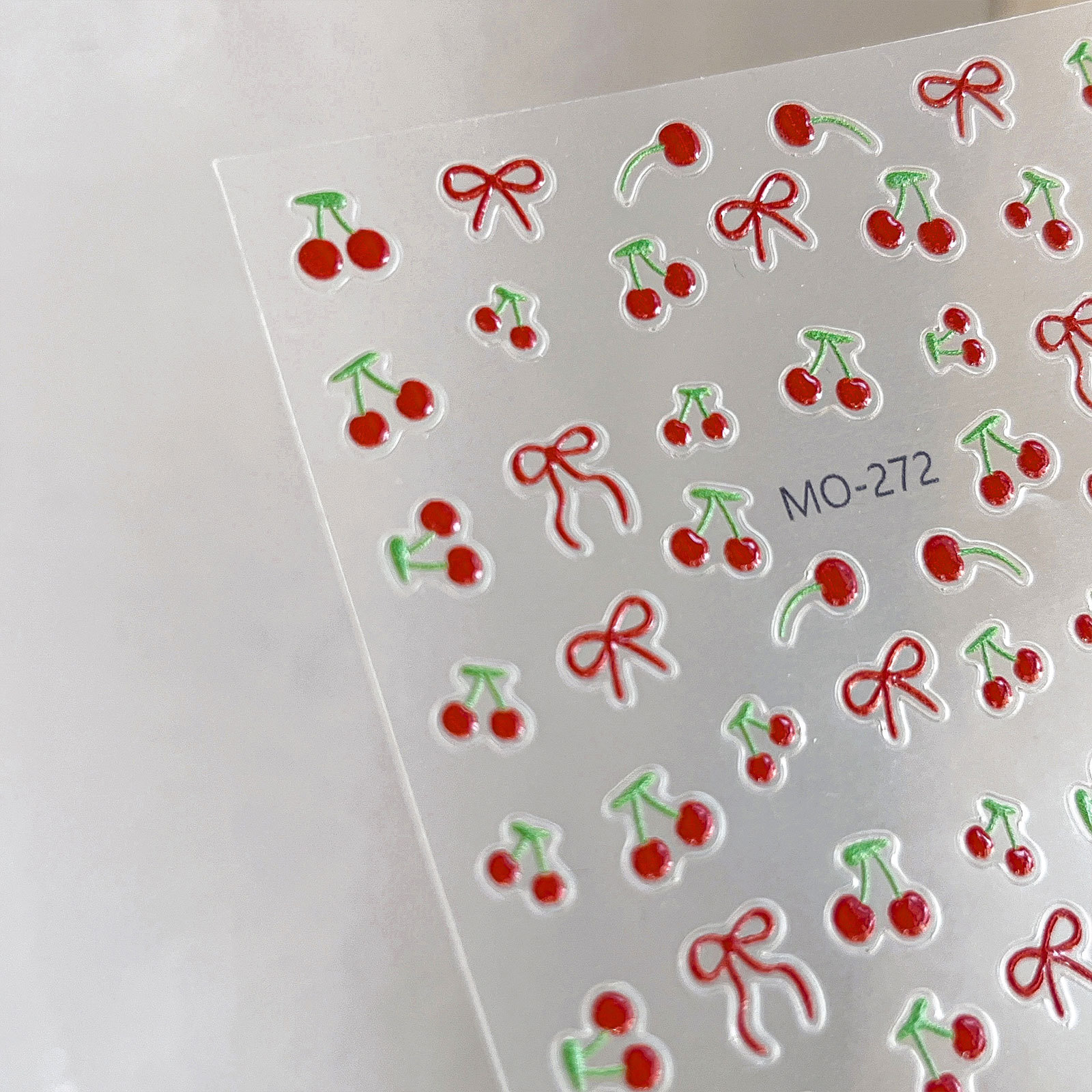 Sweet Red Cherry Nails 3D Deco - Nail Art Red Cherry incelemesi ve fiyatı