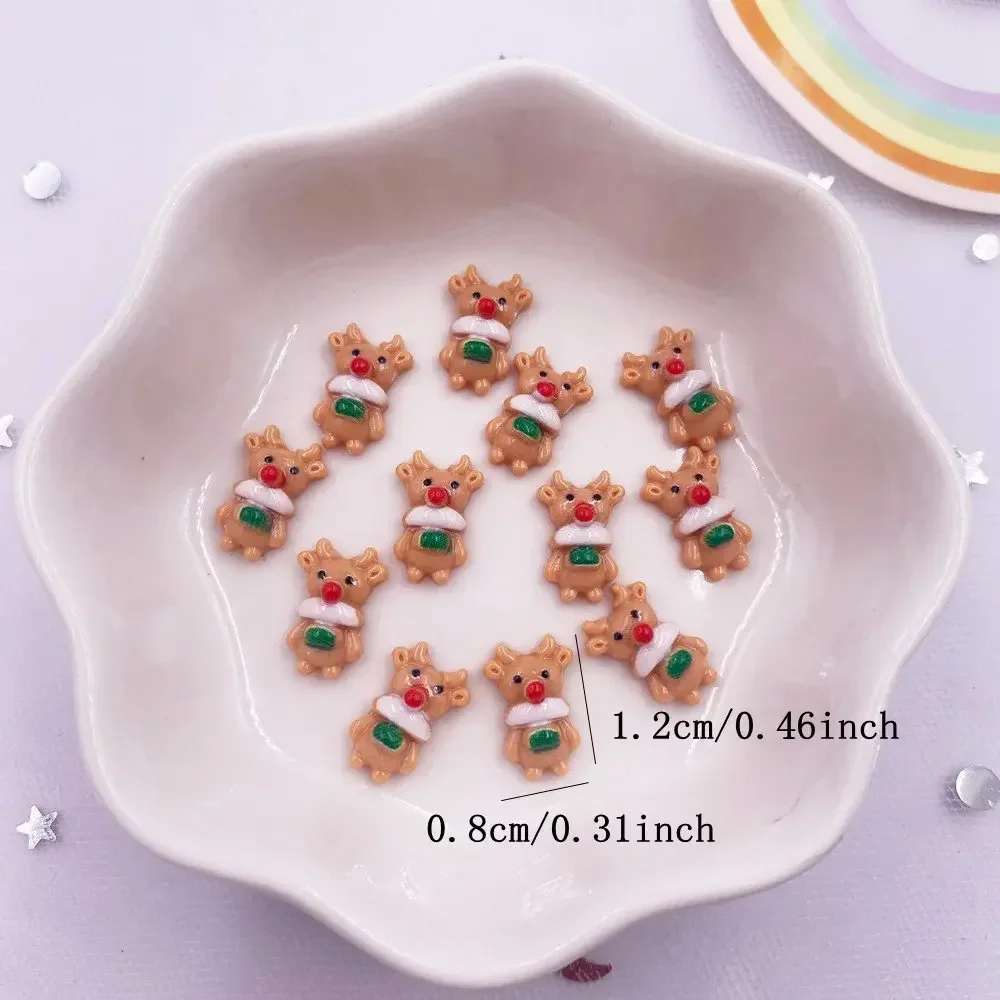 50pcs Resin Mini Colorful Chri - Nail Art Xmas incelemesi ve fiyatı